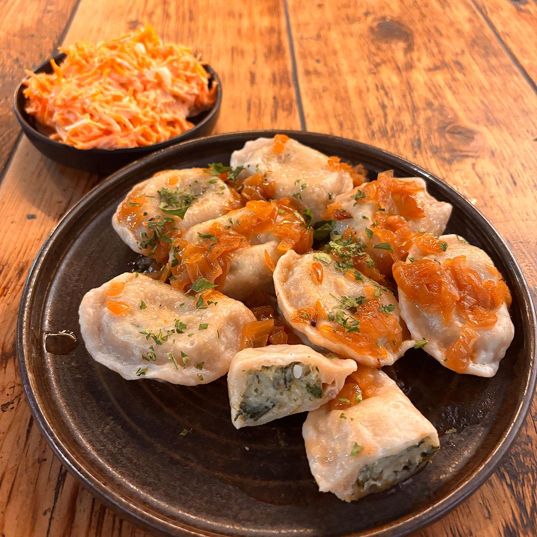 Pierogi Goat Cheese and Spinach