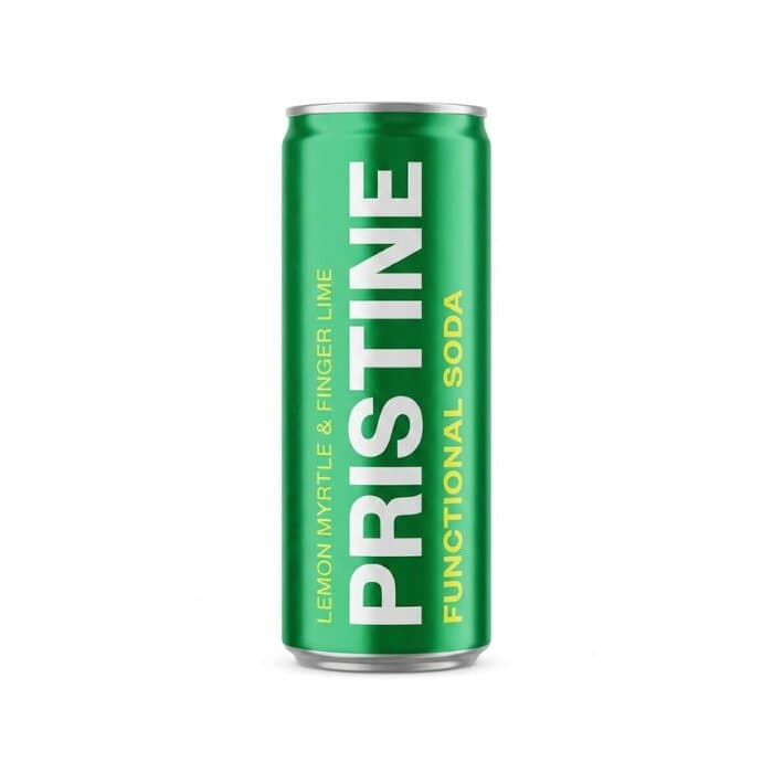 Pristine Soda LemonMyrtle & FingerLime 250ml 24pk