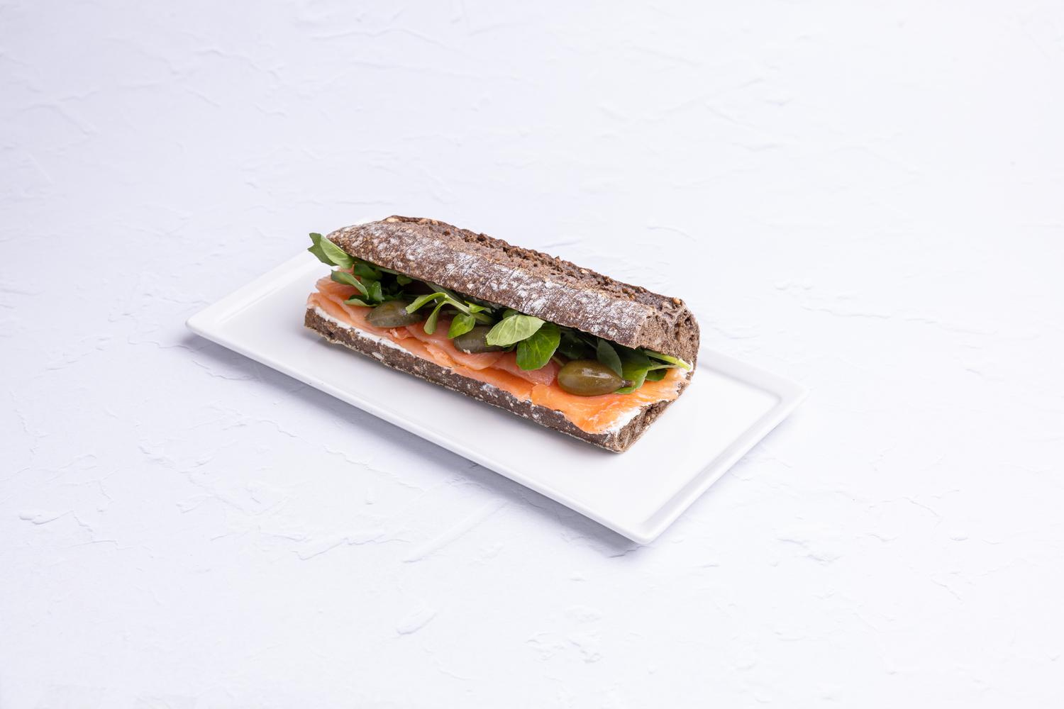 Salmon & Cream Cheese Sandwich