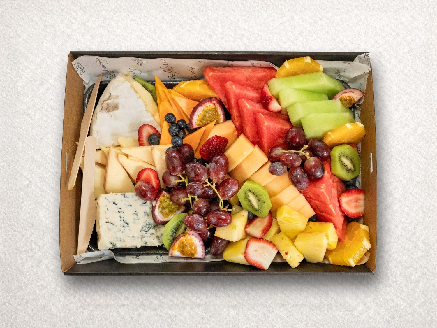 Fruit and Cheese Platter with Crackers