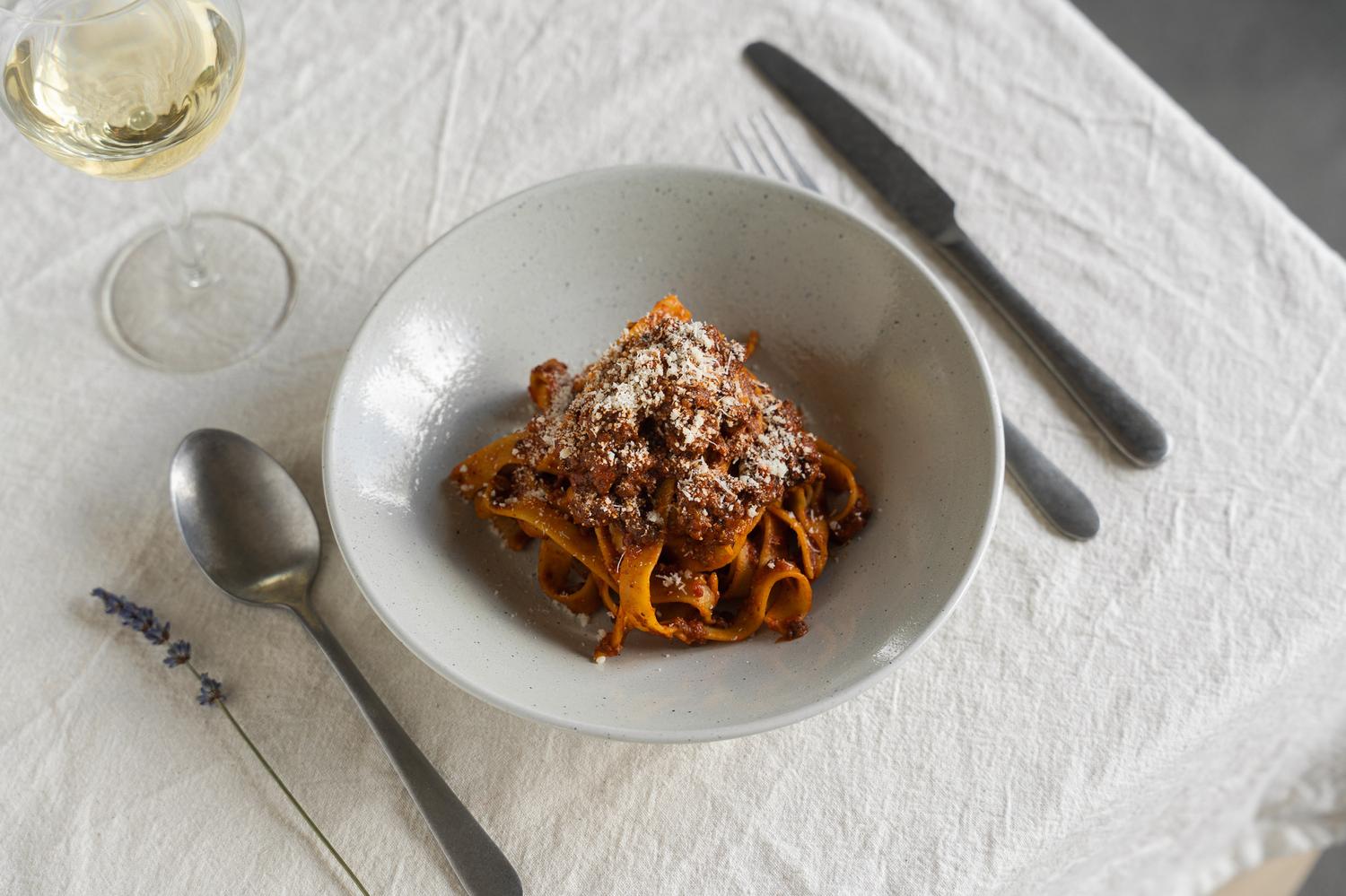 Tagliatelle with ragù bolognese - MEAT