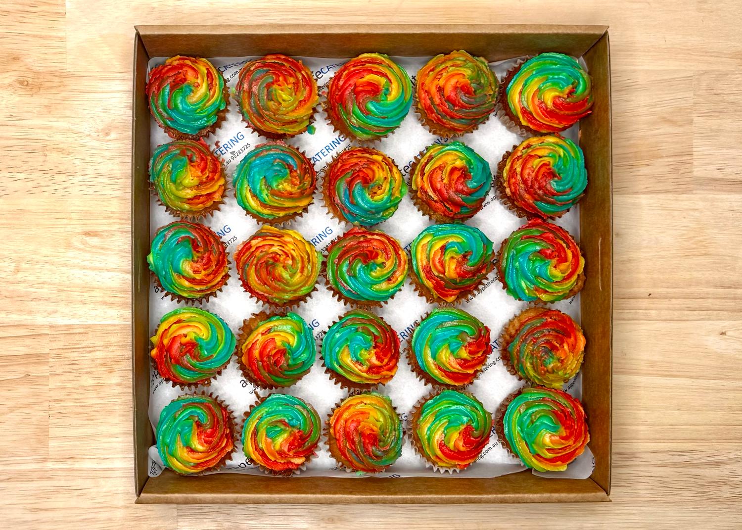 Pride Mini Cupcakes (Box of 25)