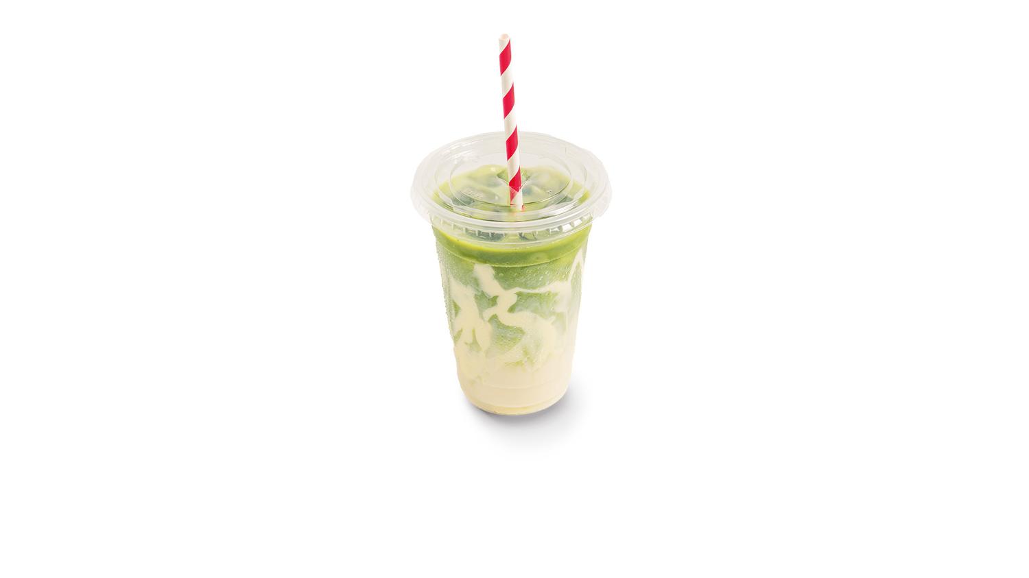 Iced White Chocolate Matcha Latte