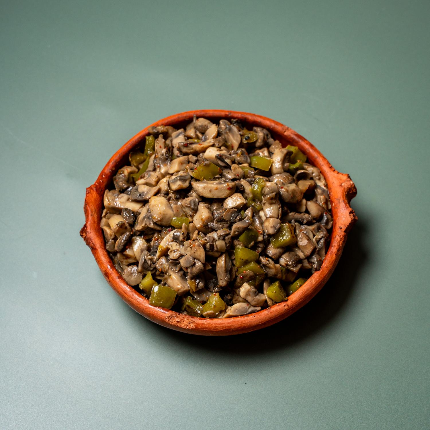 Spiced Pepper & Mushrooms Platter