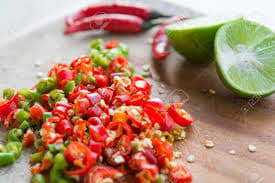 Chopped Fresh Chillies