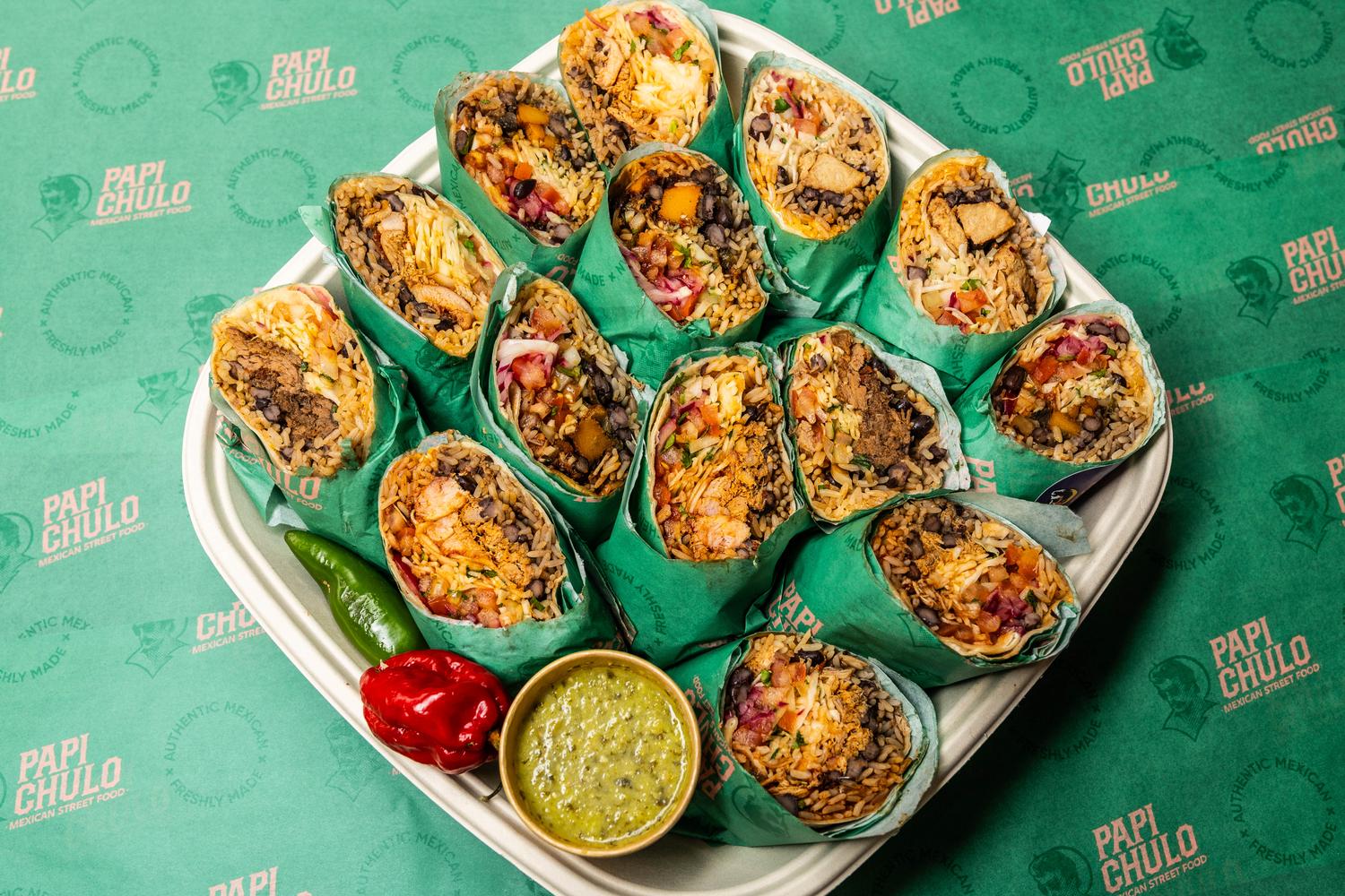 Beef Burrito Platter
