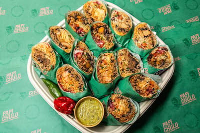 Chicken Burrito Platter