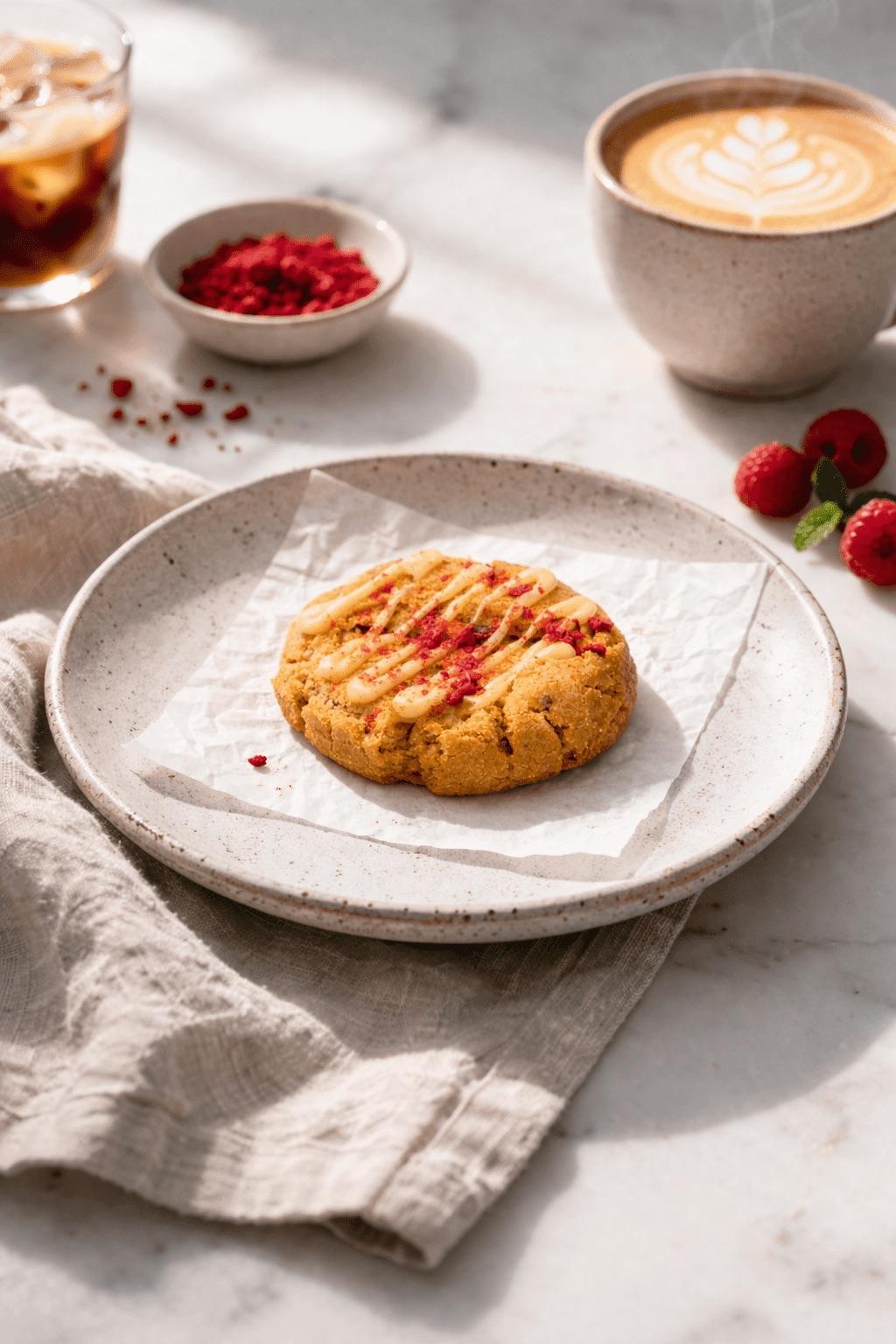 Cookie, Freeze-Dried Raspberry, White Chocolate
