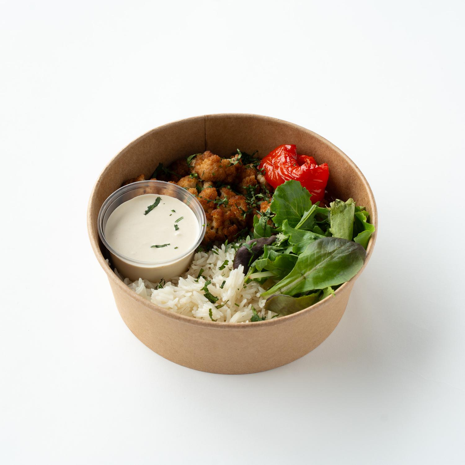 Cauliflower Musakka With Rice And Tahini Sauce