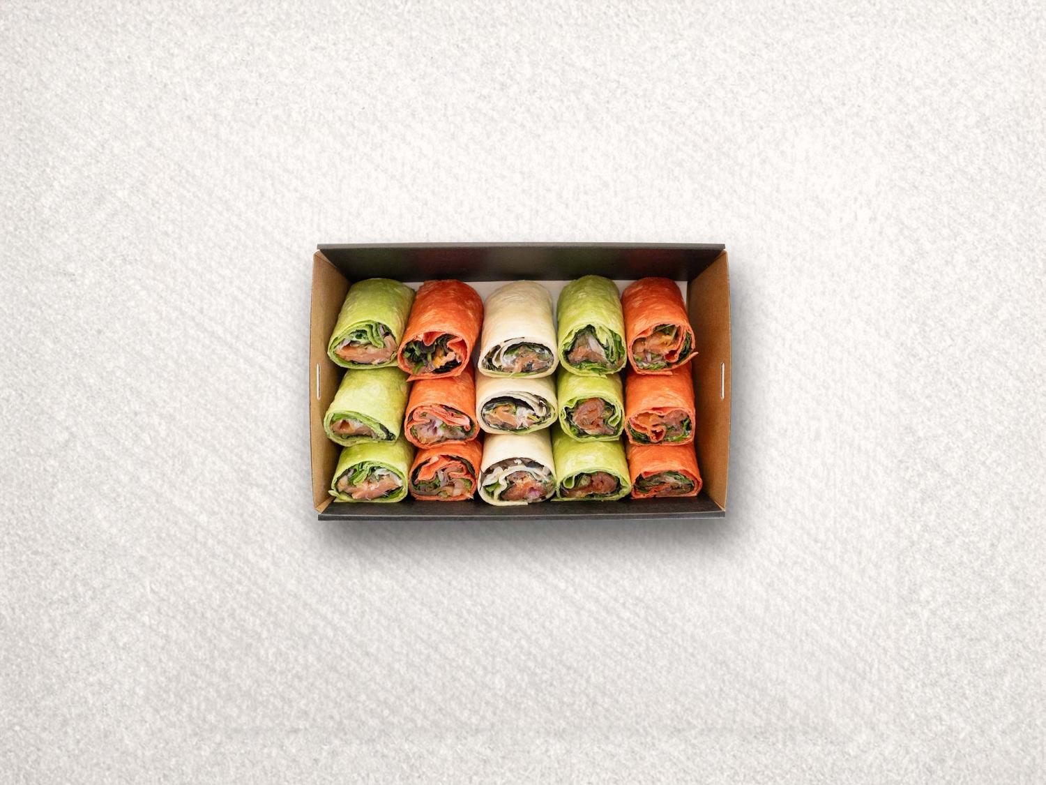 Tasmanian Smoked Salmon Tortilla Wraps Box