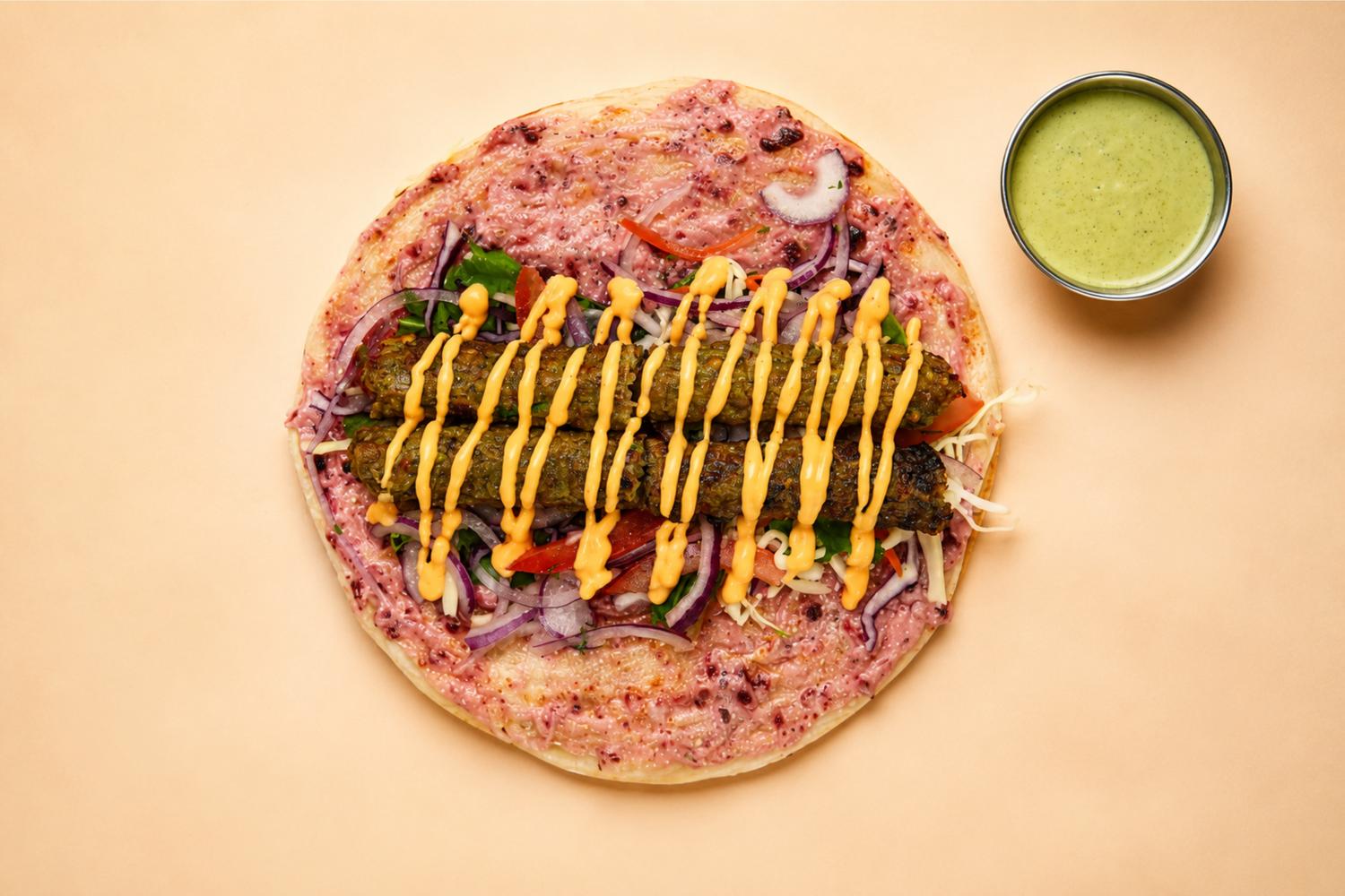Loaded Lamb Seekh Roll