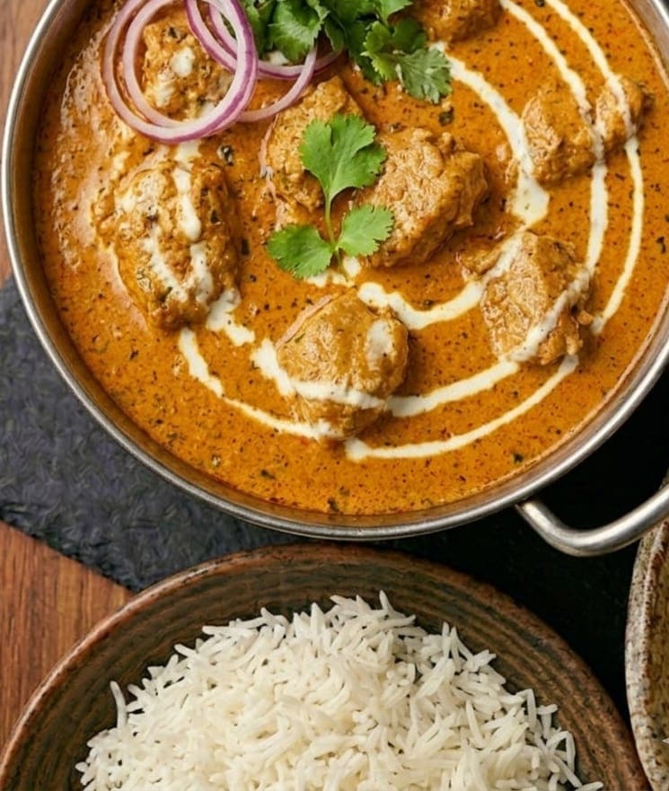 Shahi Lamb Korma with Basmati Rice