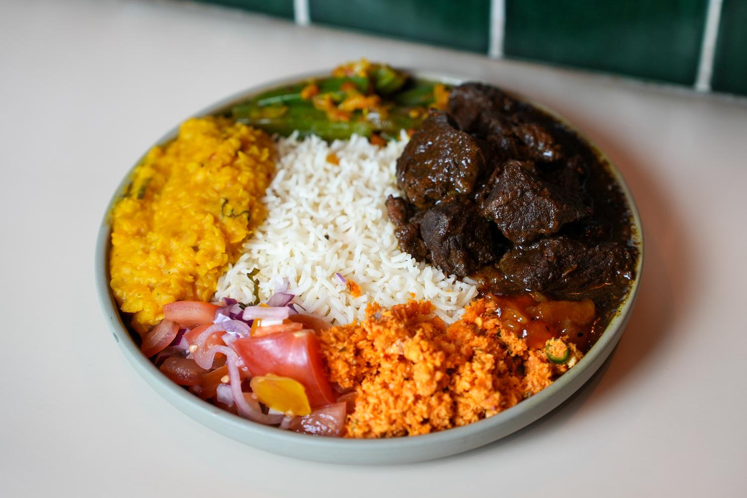 Beef Rice Curry Bowl