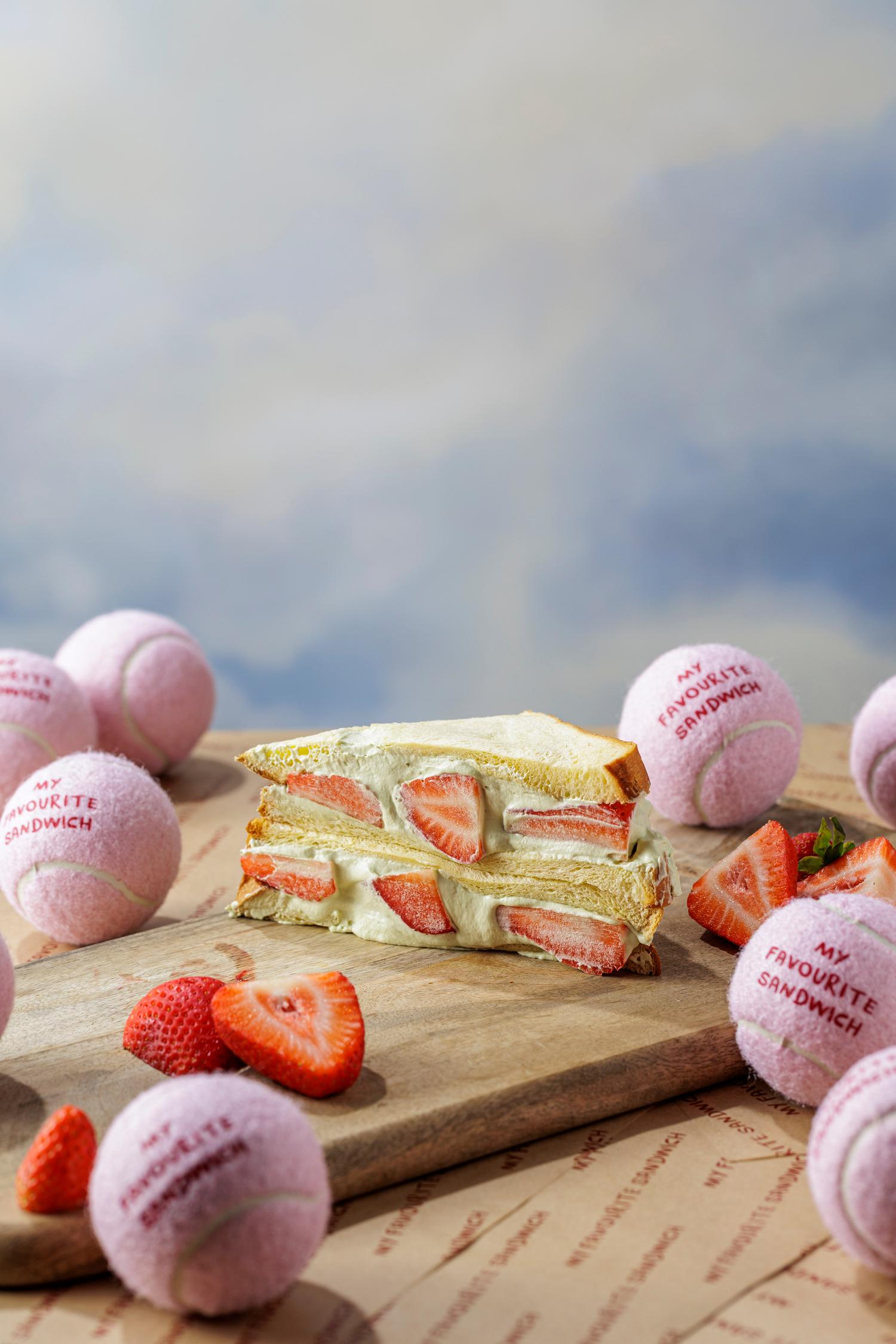 Centre court Strawberry Sando