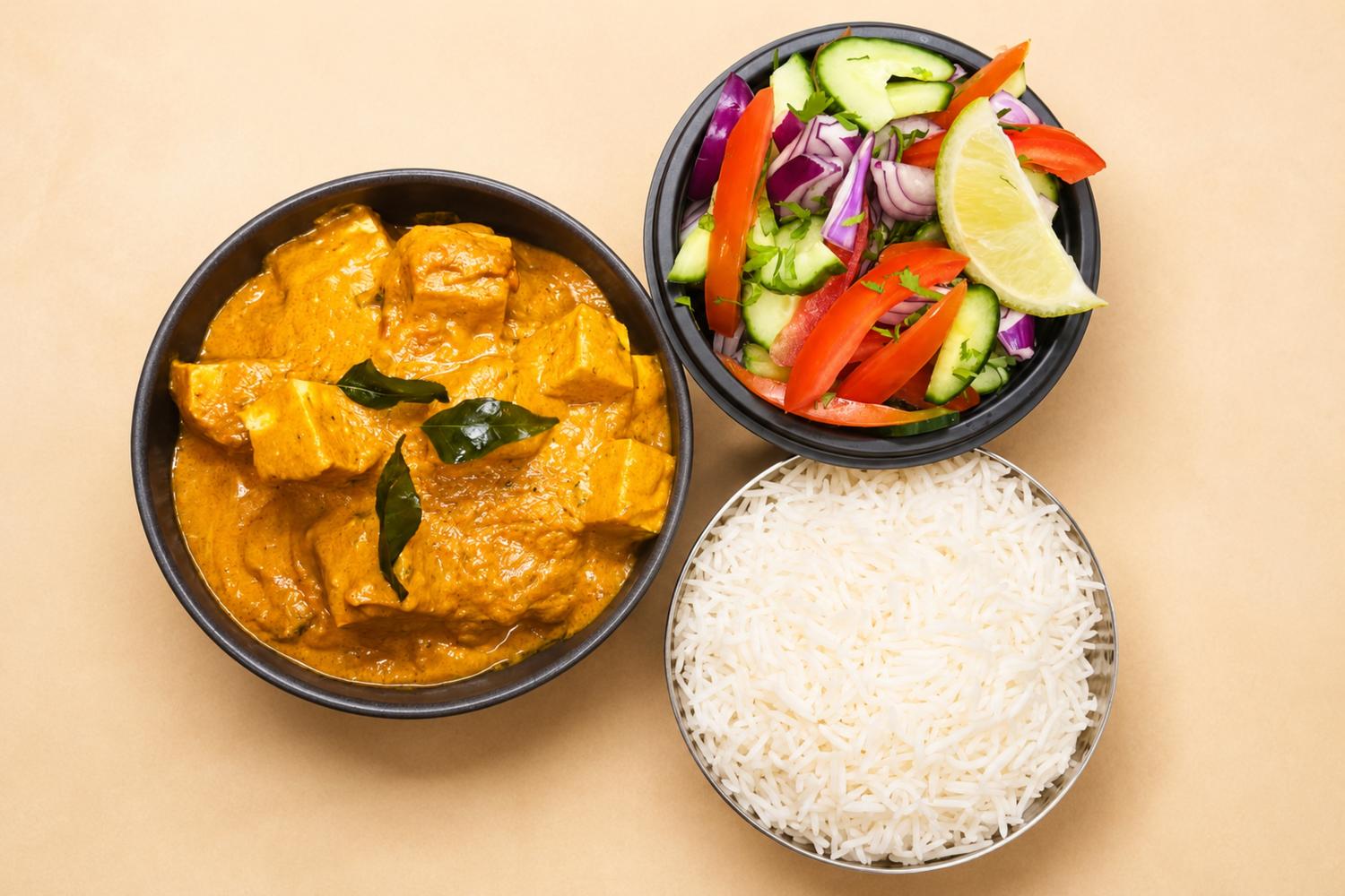 Tofu Malabar Coconut Curry (Lunch Pot)