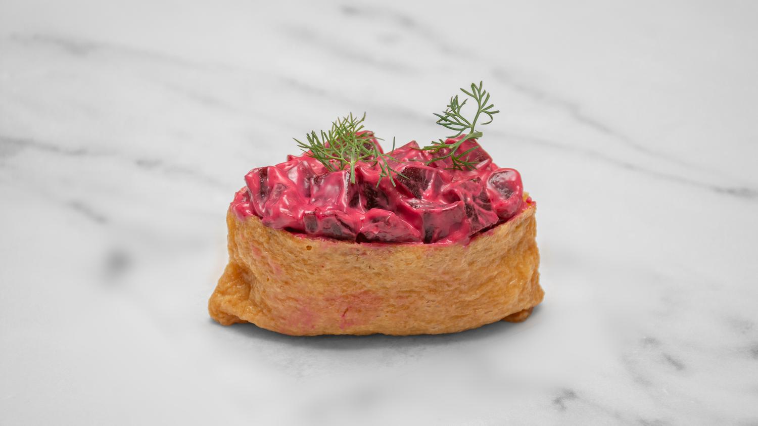 Swedish Beetroot Inari Sushi (2 pcs)