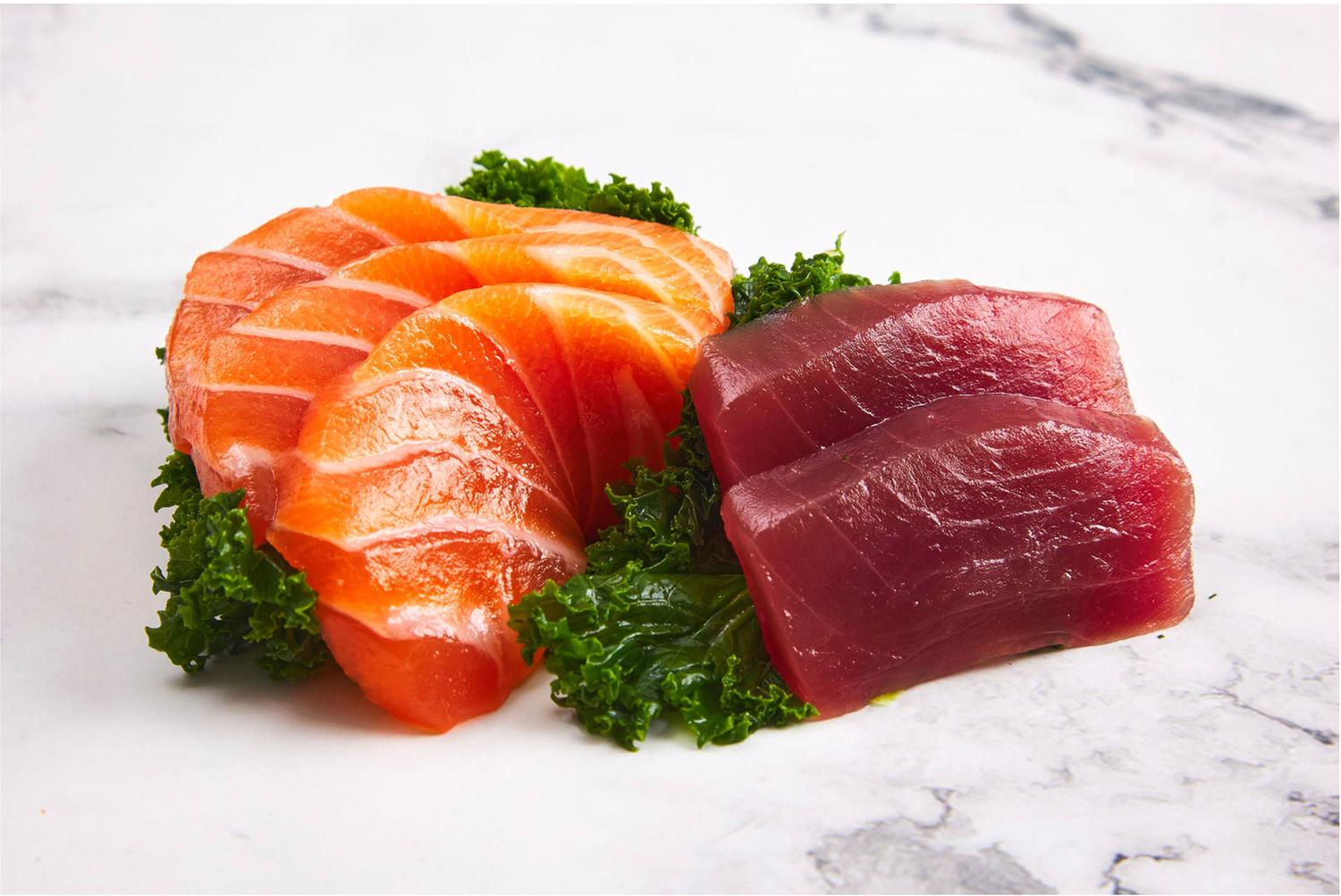 Salmon & Tuna Sashimi (5 pcs)