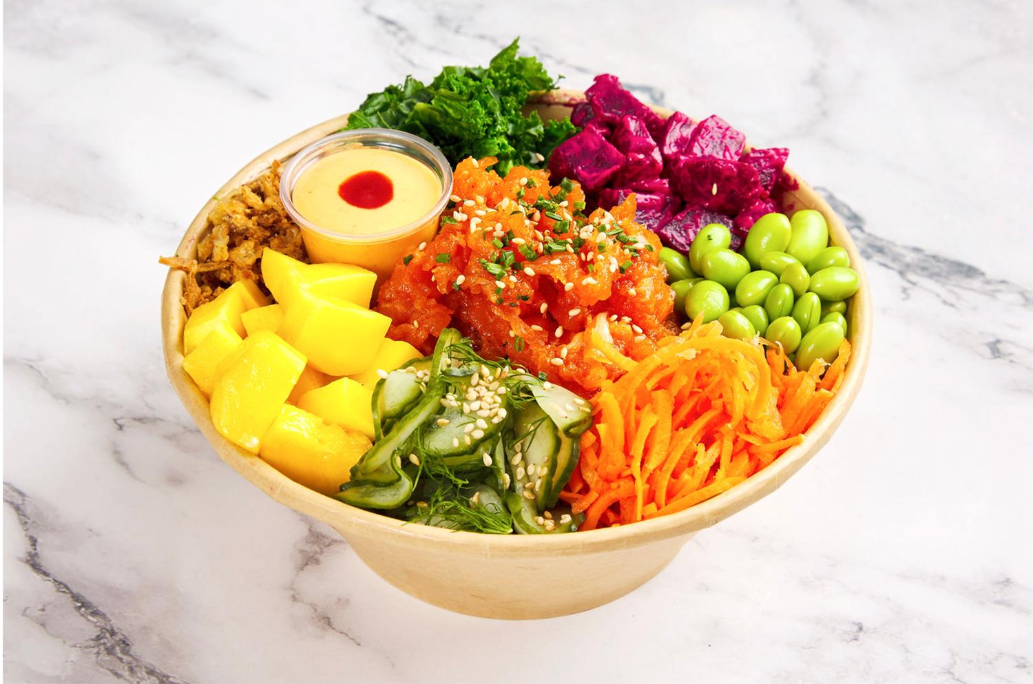 Spicy Salmon Tartar Poke