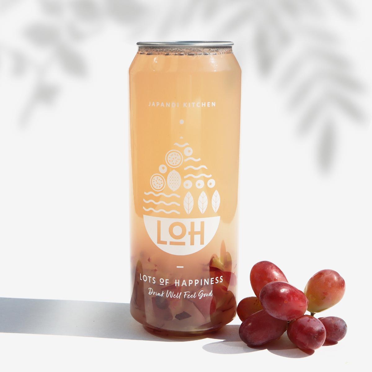 Lychees, Grapes & Coconut Jellies Oolong Tea