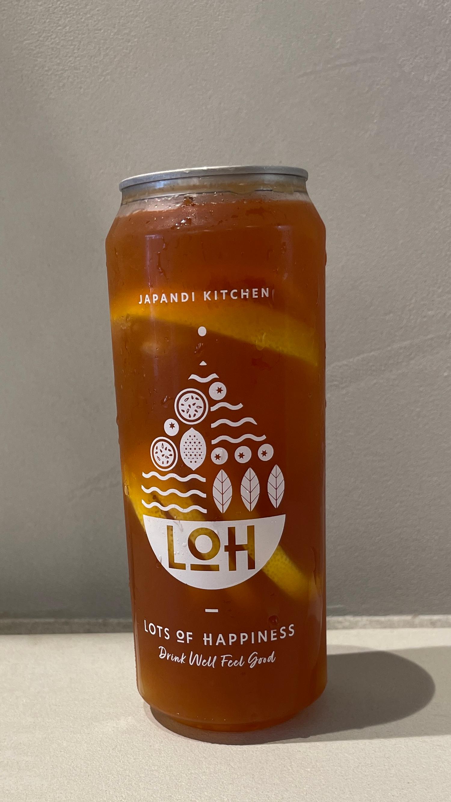 Traditional Ice Lemon Tea with Coconut Jellies