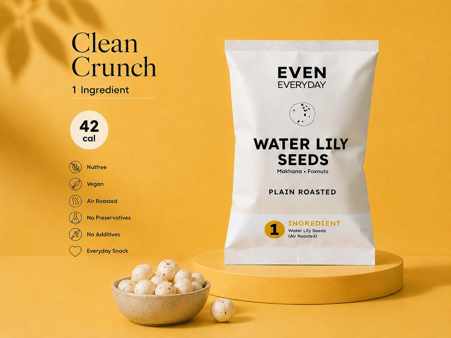 Even Everyday | Plain Roasted Water Lily Seeds