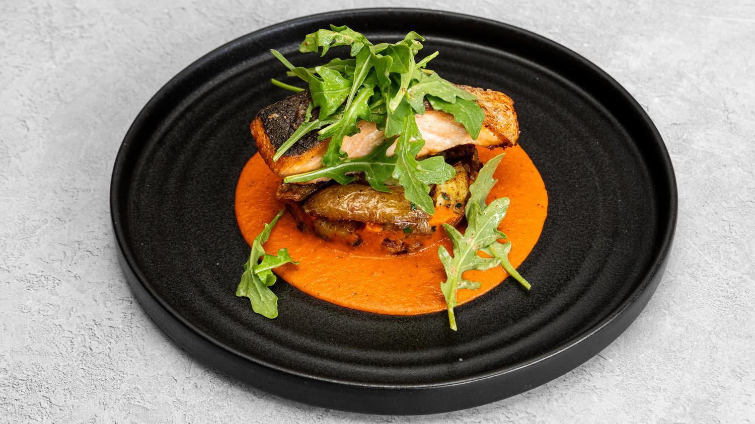 Salmon Romesco