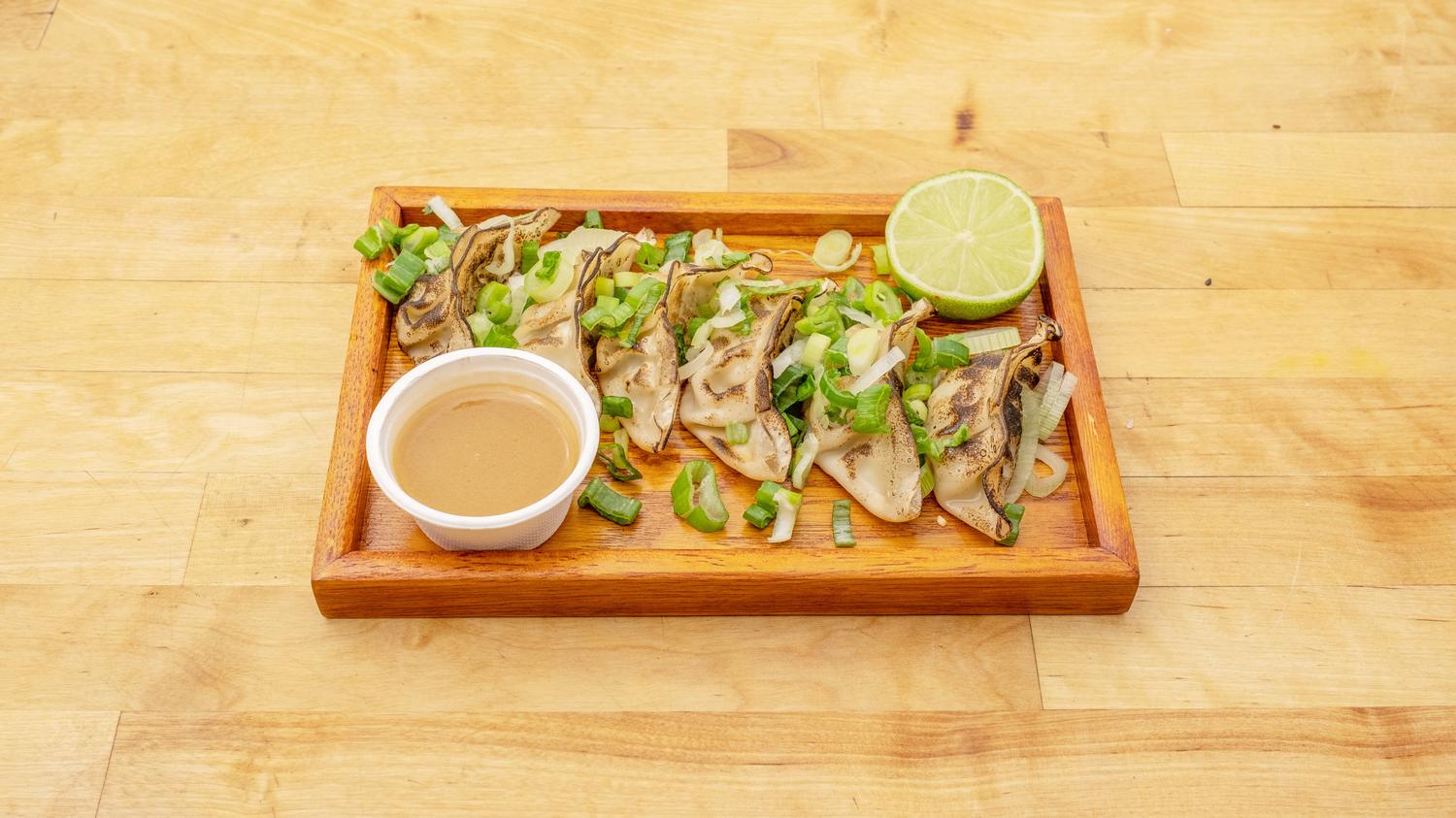 Grilled Chicken Gyoza