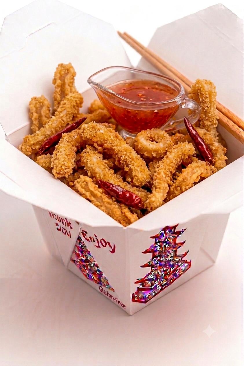 Sizzling Calamari Strips