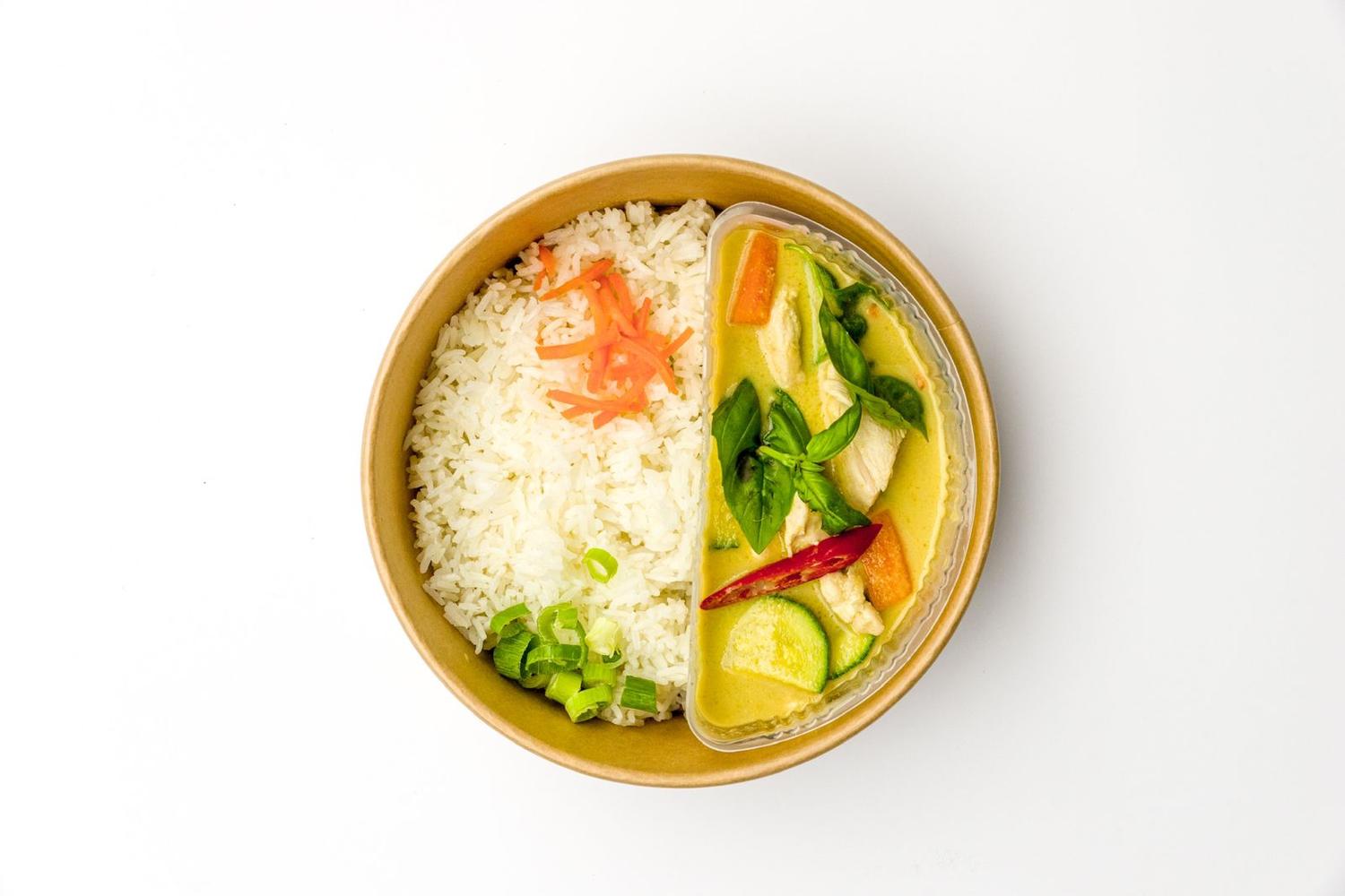 Thai Green Curry with Rice