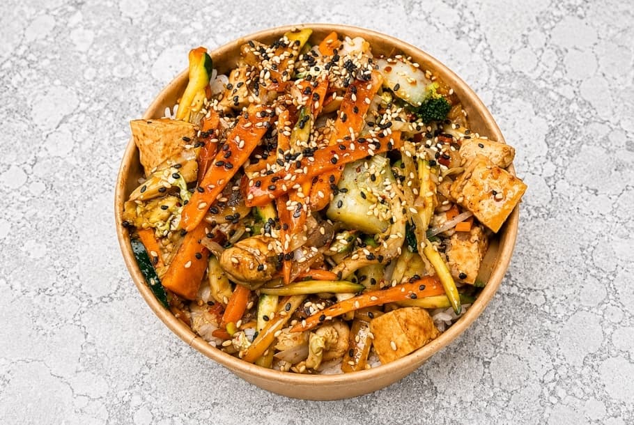 Vegetable Teriyaki Rice Bowl