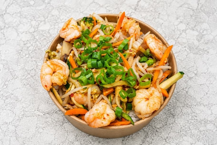 Shrimp Thai Rice Bowl