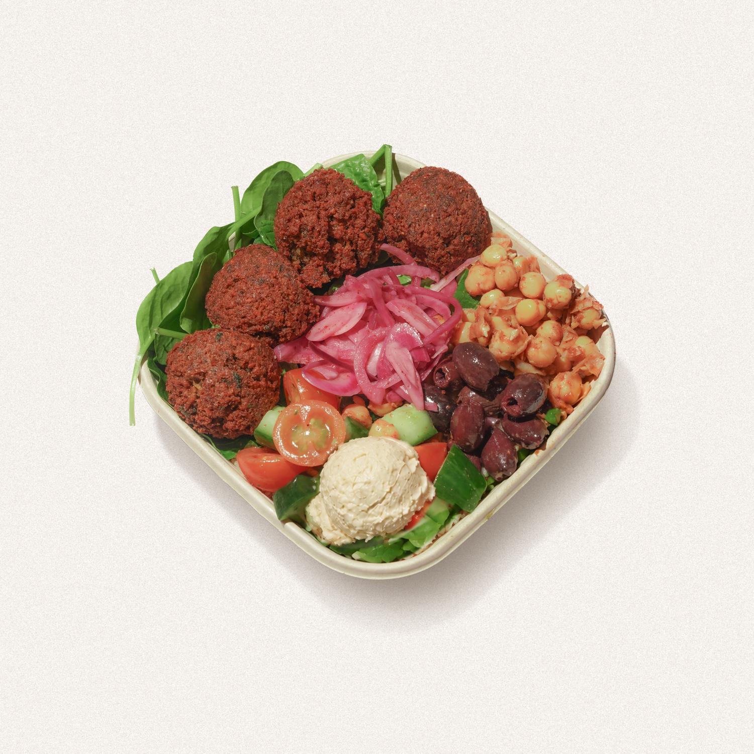 Protein Falafel salad