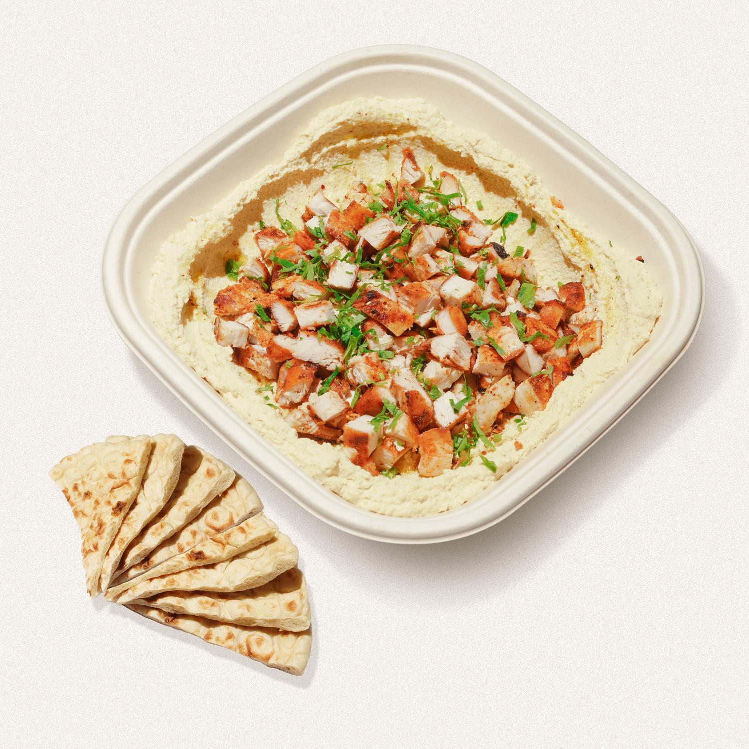 Hummus + chicken