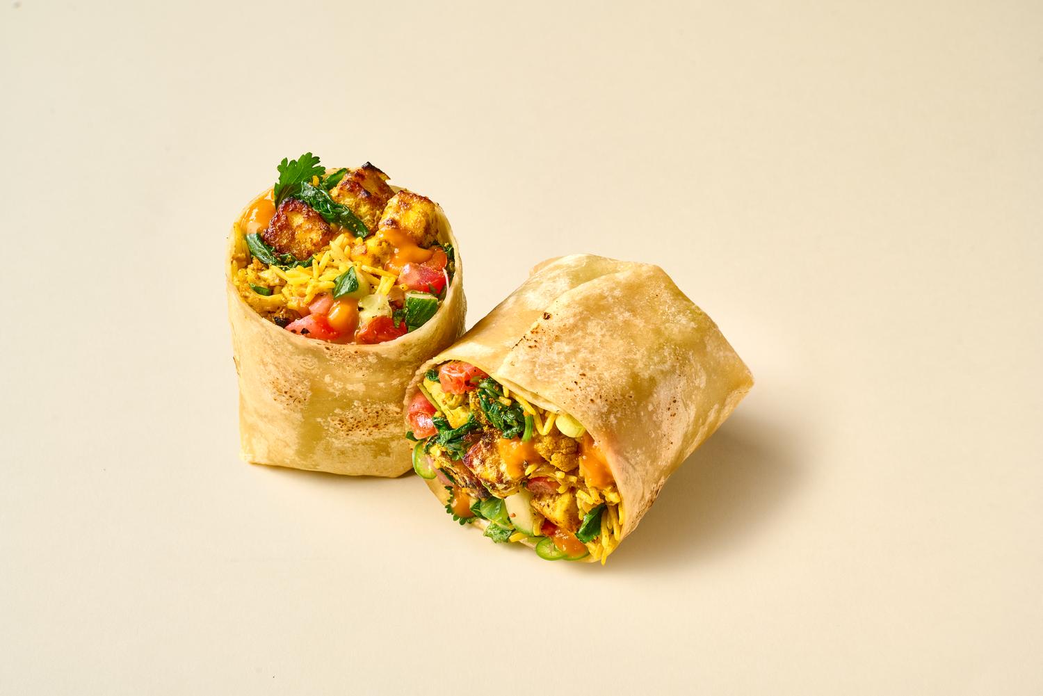 Spring Paneer Wrap