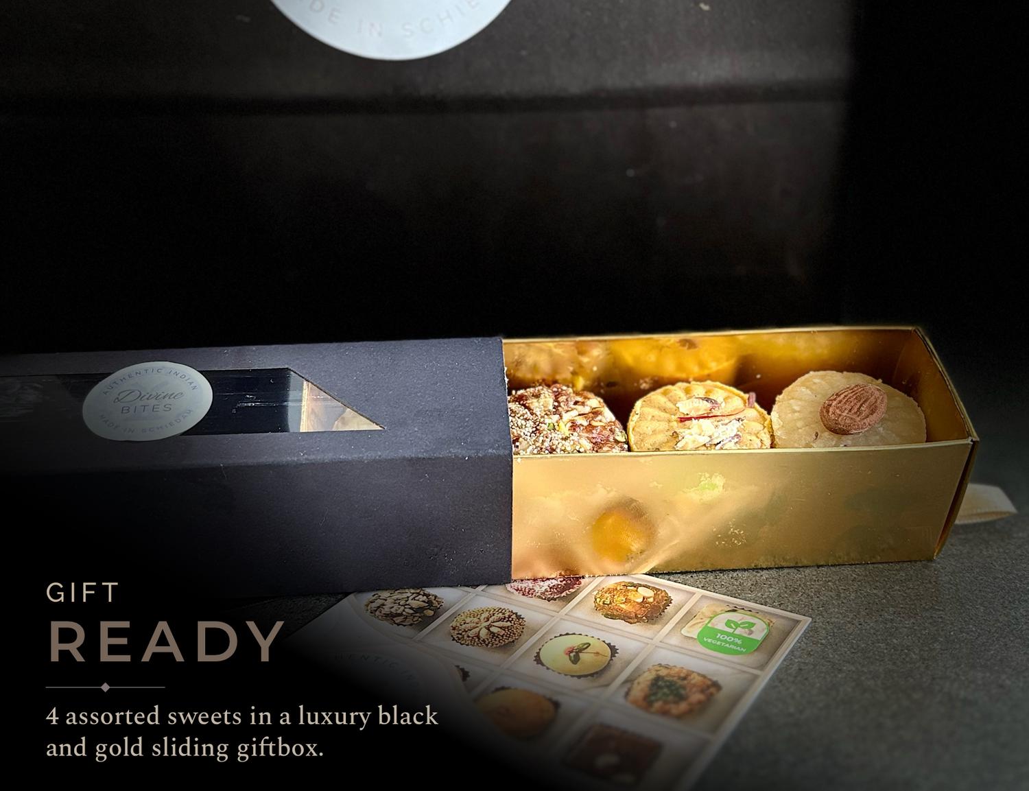 Little Box of Mithai | 4 Curated Indian Sweets  