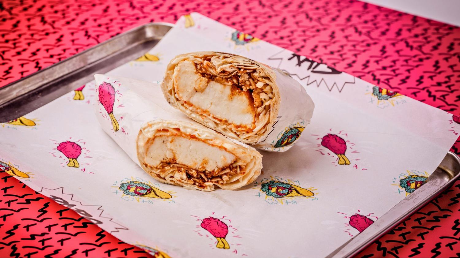 Unruly Halloumi Wrap