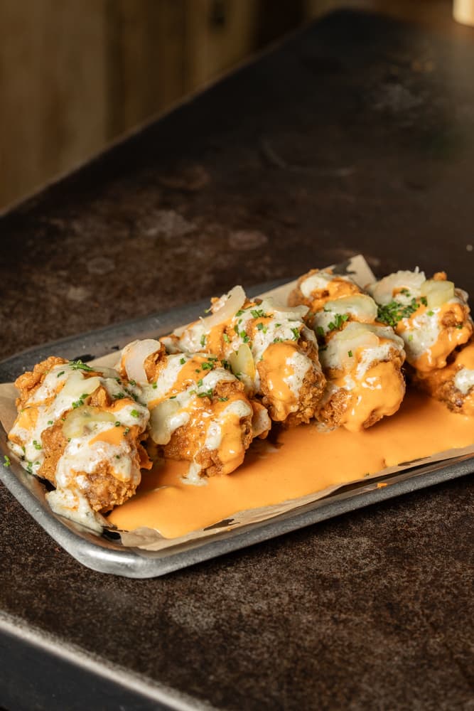 Buffalo + Blue Cheese Wings
