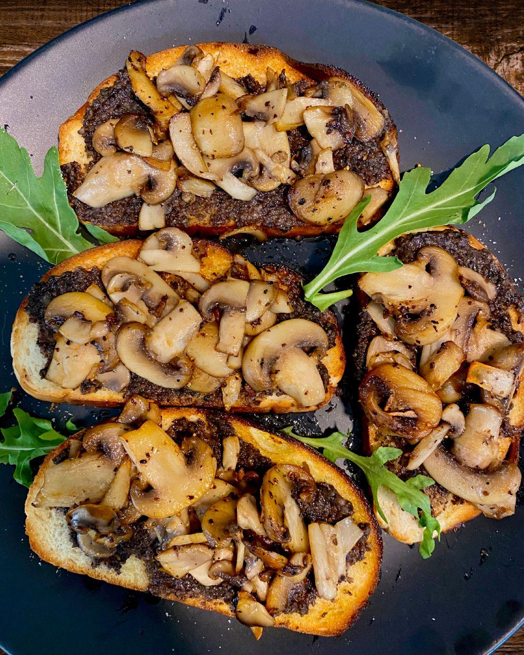 Mushroom & Truffle Bruschetta