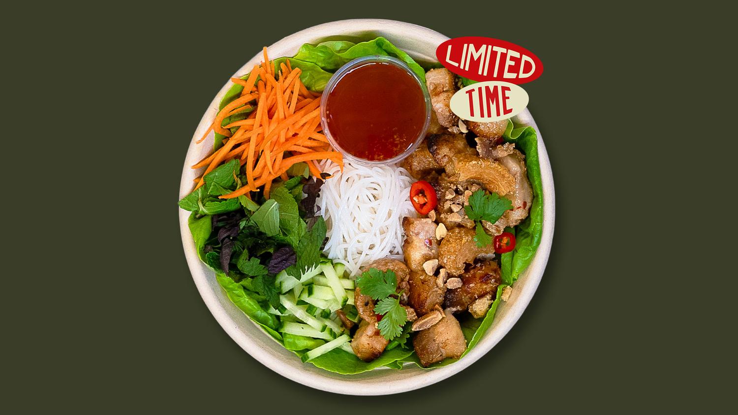 Five-Spice Pork Belly Noodle Salad 