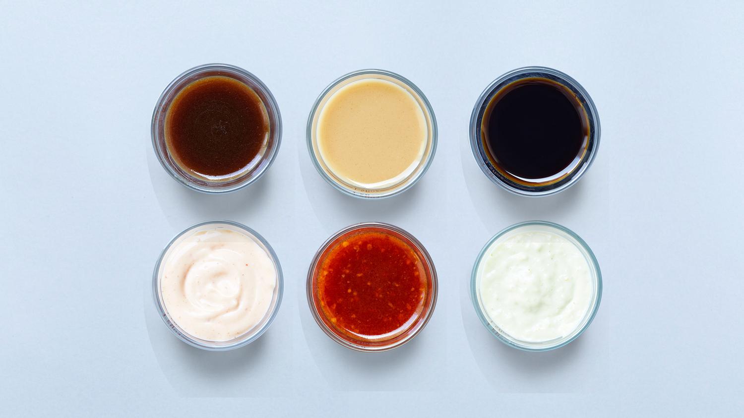 Sauces Selection for 6