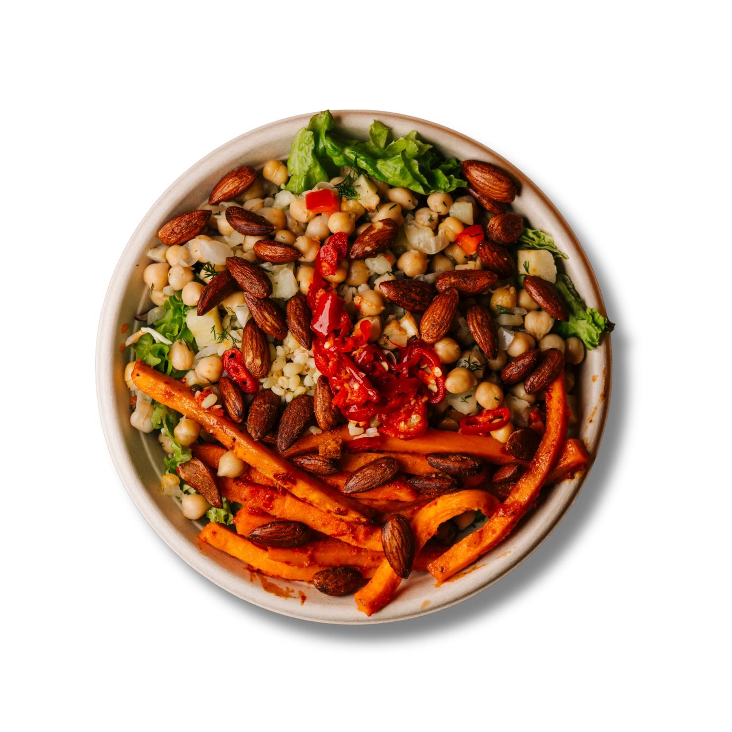 Sunshine bowl + Sweet potato falafel