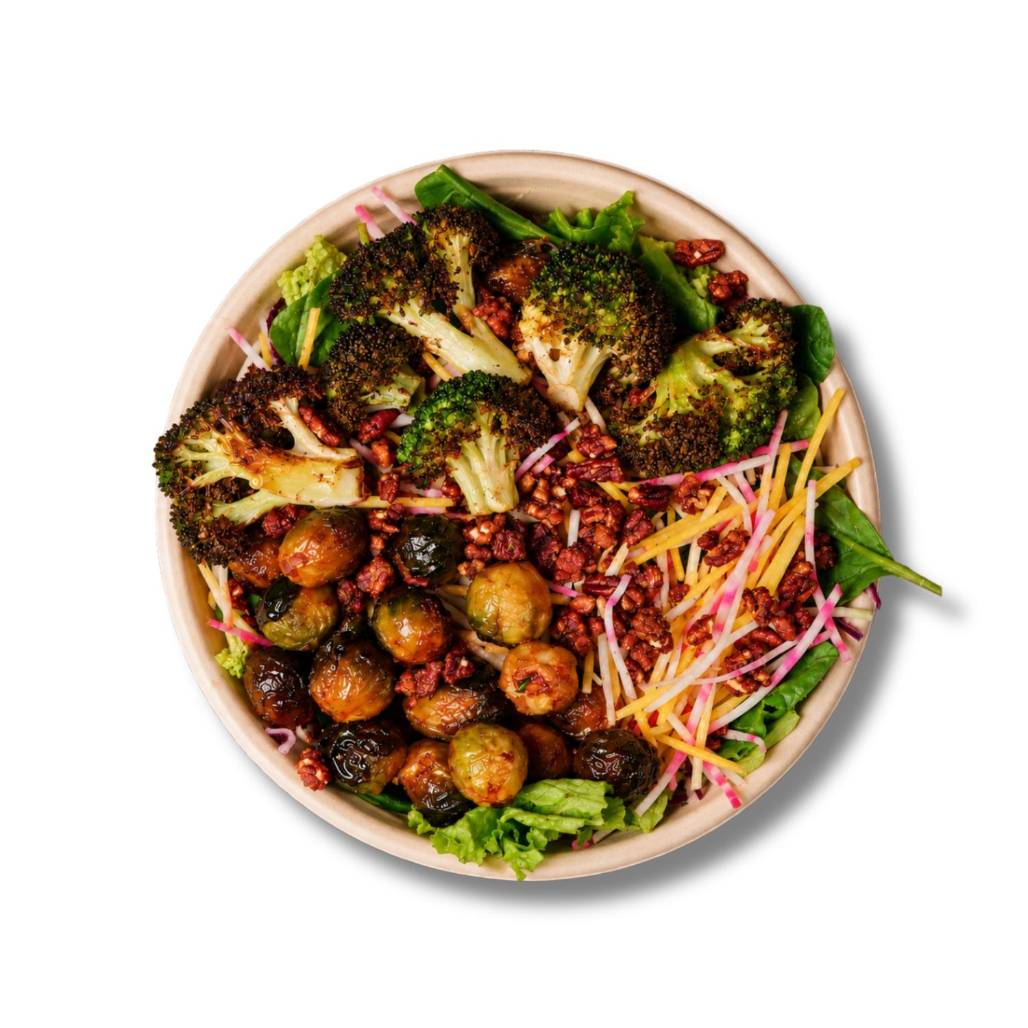 Summer Green Goddess + Sweet potato falafel 