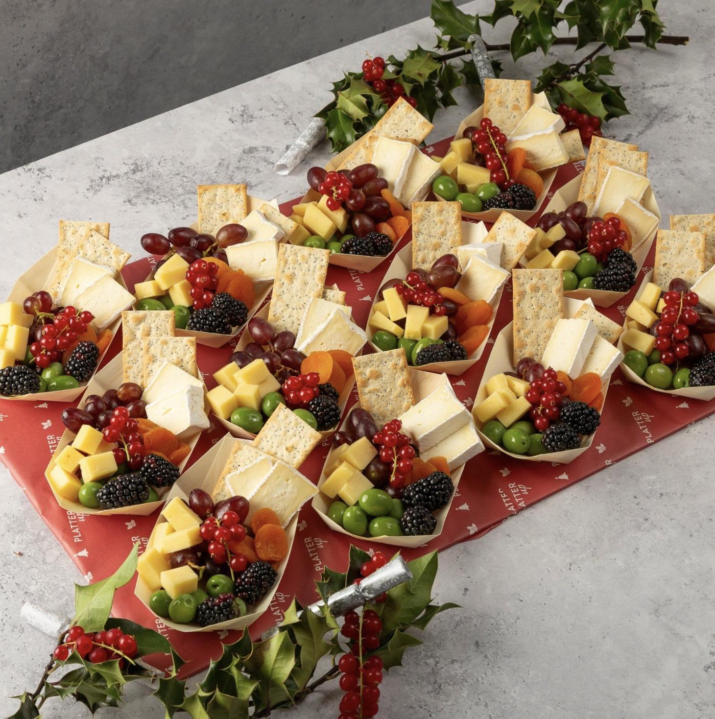Vegetarian Christmas Boat Platter - 12