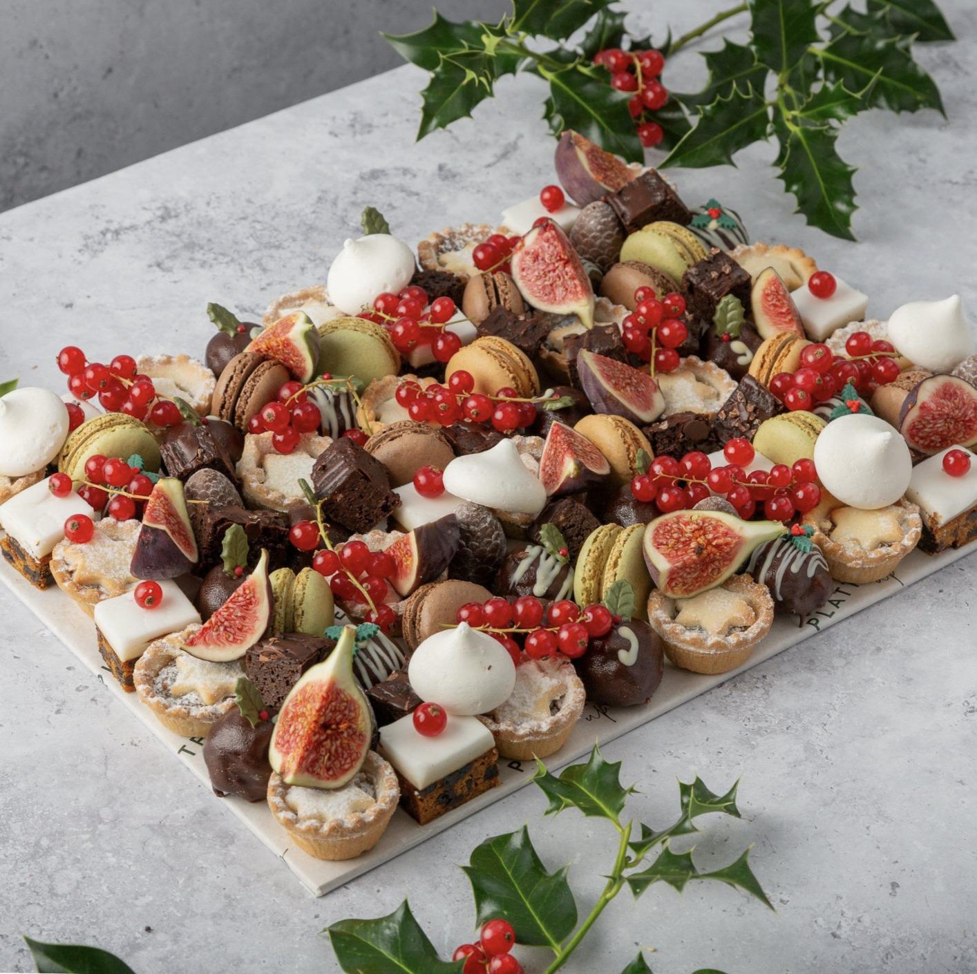 Large Christmas Dessert Platter - Feeds 30