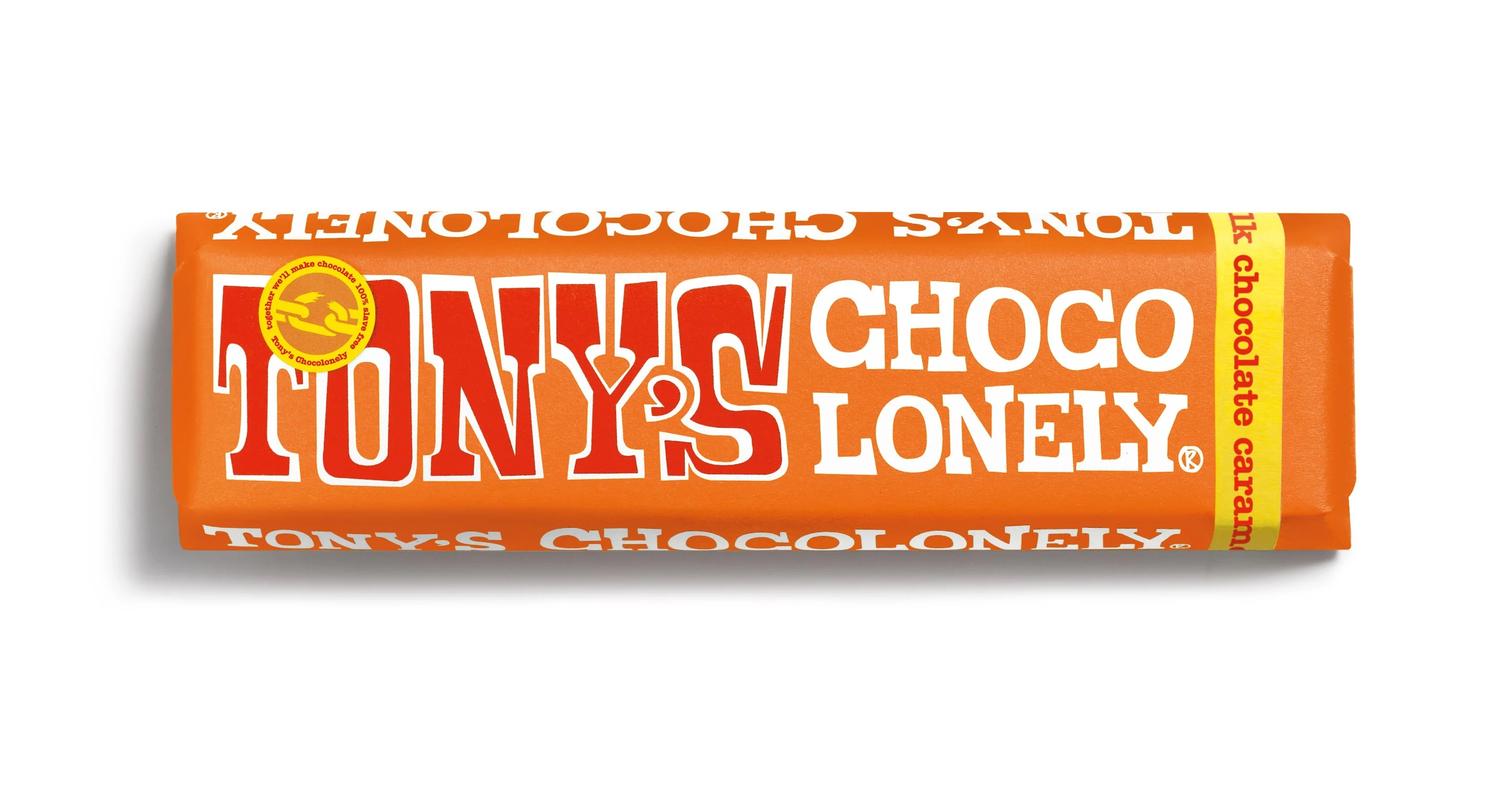 Tony's Chocolonely Milk Choc, Caramel & Sea Salt