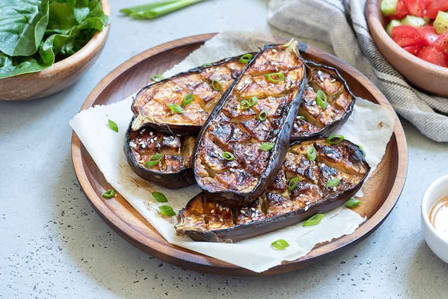 Grilled Miso Aubergine 