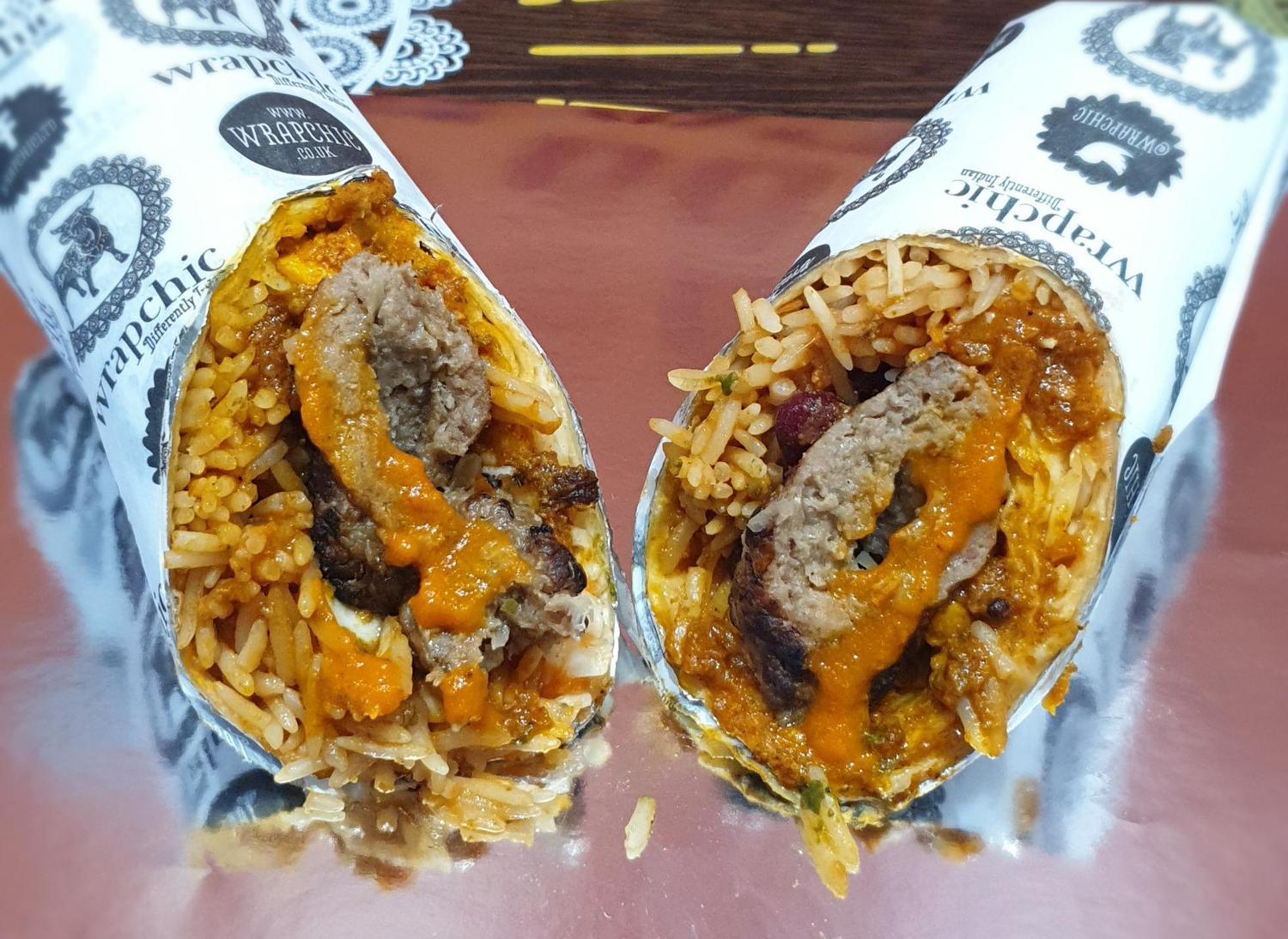 Seekh Kebab Burrito (Large)