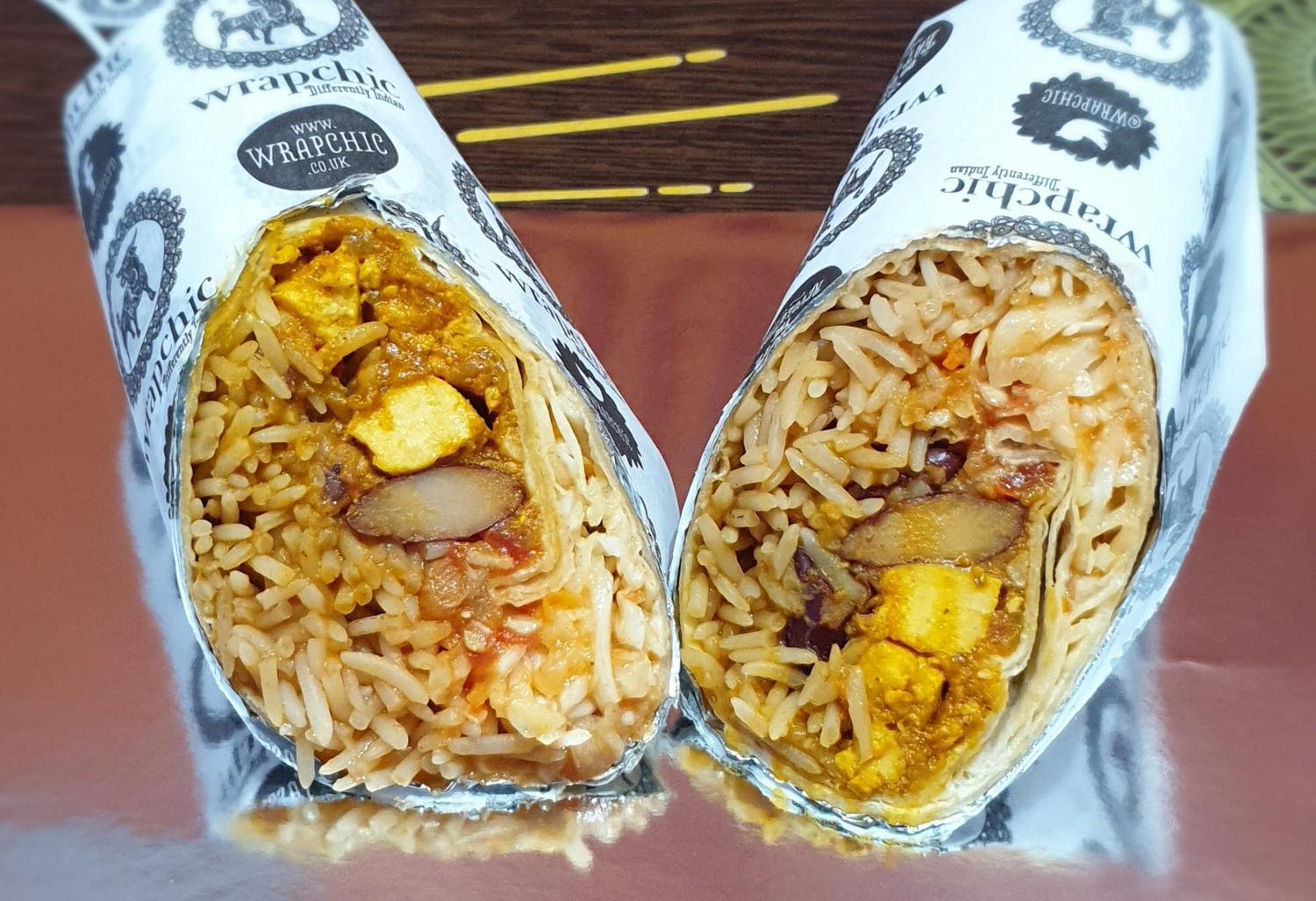 Veg Paneer Masala Burrito (Large)