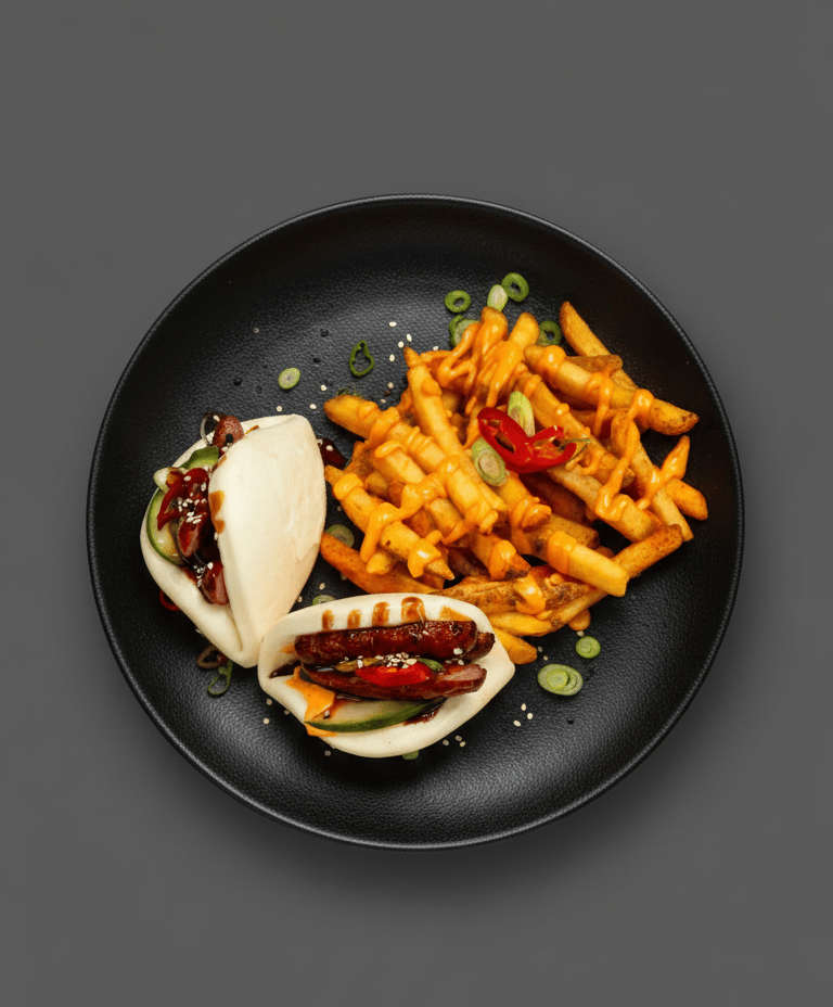 Pork Sausage Bao Bun