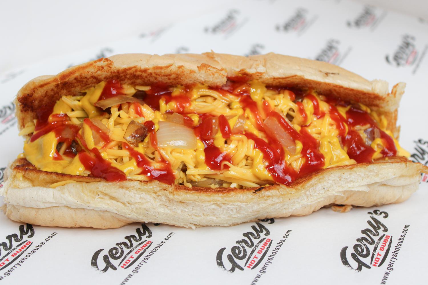 Grilled loaded veggie dog